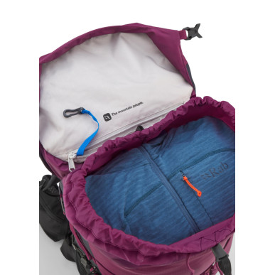 Rab Airox 34 ND  mulberry/black