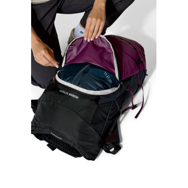 Rab Airox 34 ND  mulberry/black
