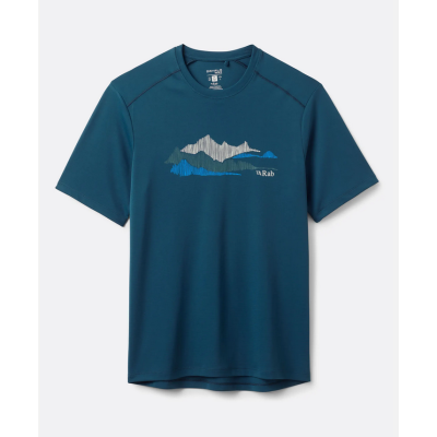 Pánské tričko Rab Force Aspect Tee tempest blue | iQSPORT.cz