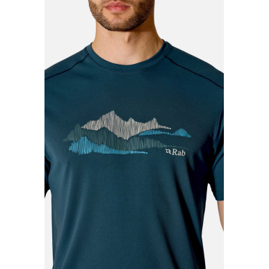 Rab Force Aspect Tee  tempest blue | iQSPORT