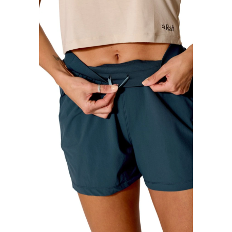 Damskie szorty Rab Momentum Shorts 2.0 tempest blue