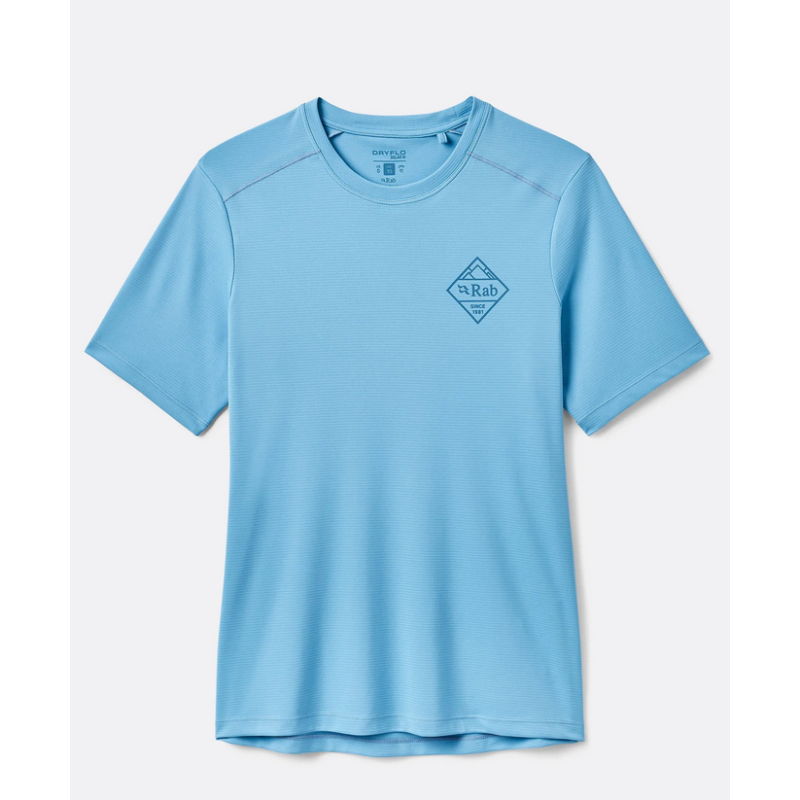 Dámské tričko Rab Force Stamp Tee bluebird