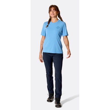 Dámské tričko Rab Force Stamp Tee bluebird | iQSPORT.cz