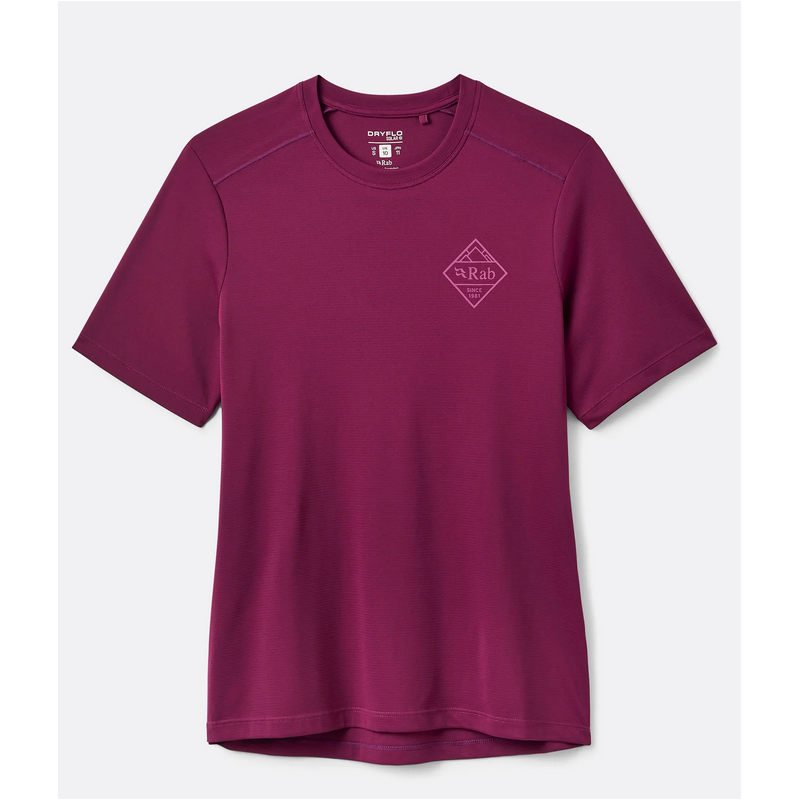 Rab Force Stamp Tee Women's mulberry
