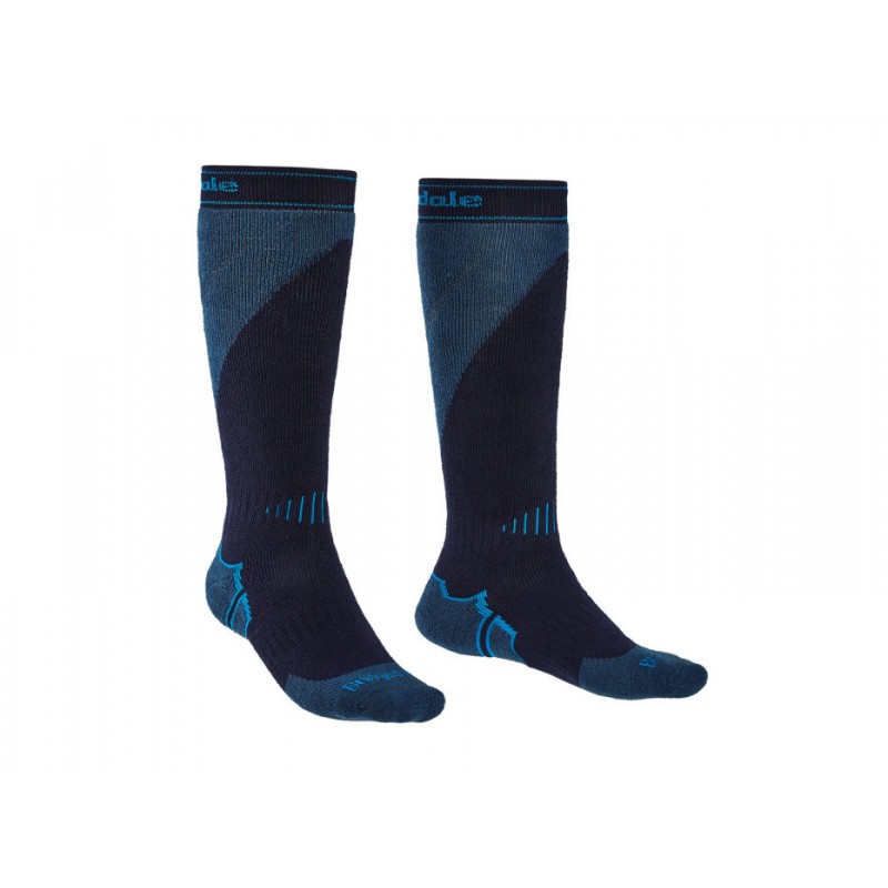 Bridgedale Ski Midweight+ Over Calf MP Navy/Steel