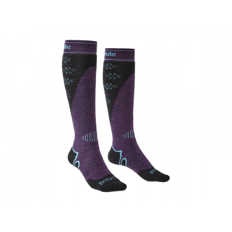 Bridgedale Ski Midweight+ Over Calf MP Women's Dark purple