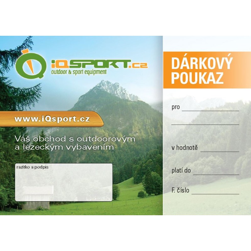 Dárkový poukaz iQSPORT Dárkový poukaz iQSPORT
