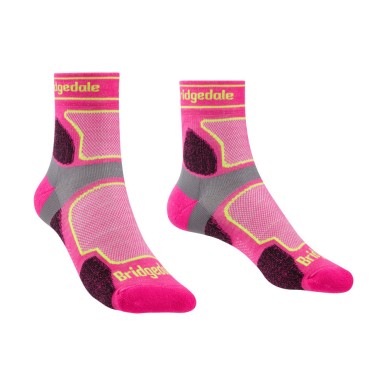 Dámské běžecké ponožky Bridgedale Trail Run s vláknem Coolmax, Pink " iQSPORT.cz