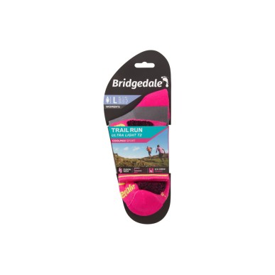 Dámské běžecké ponožky Bridgedale Trail Run s vláknem Coolmax, Pink " iQSPORT.cz