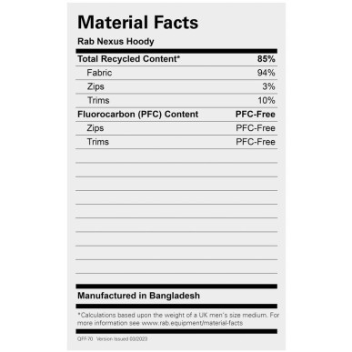 Pánská mikina Rab Nexus Hoody