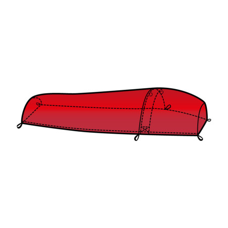 Warmpeace Survival Bag SINGLE mars red