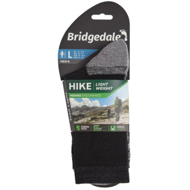 Bridgedale Hike LW MP 3/4 Crew  black/silver