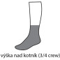Bridgedale Hike LW MP 3/4 Crew black/silver