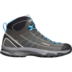 Dámské boty Asolo Nucleon Mid GV ML Graphite/Silver/Cyan blue