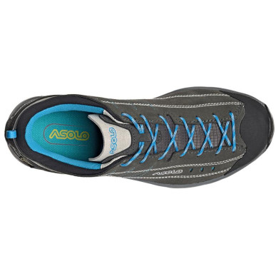 Asolo Nucleon GV ML graphite/silver/cyan blue