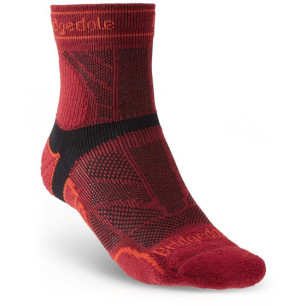 Bridgedale Trail Run LW T2 MS 3/4 Crew Red