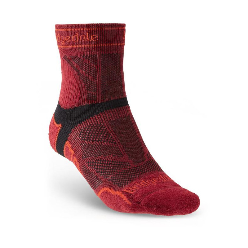 Bridgedale Trail Run LW T2 MS 3/4 Crew Red