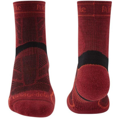 Bridgedale Trail Run LW T2 MS 3/4 Crew  red