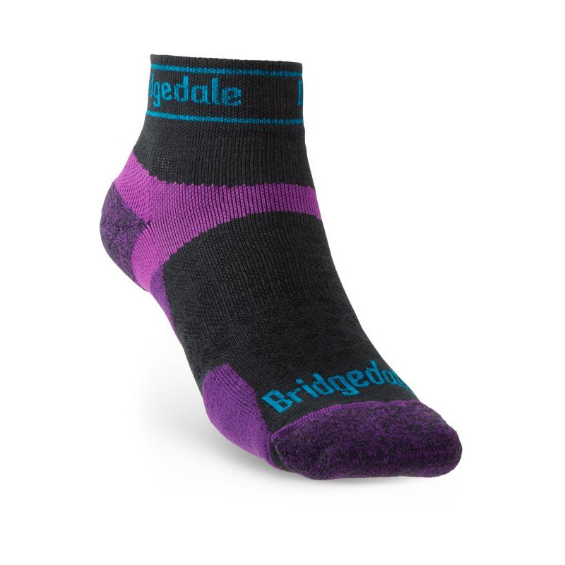 Bridgedale Trail Run UL T2 MS Low Women's Charcoal/Purple Bridgedale Trail Run UL T2 MS Low Women's Charcoal/Purple