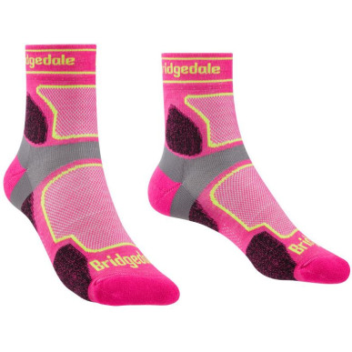 Bridgedale Trail Run UL T2 CS 3/4 Crew Women's  pink