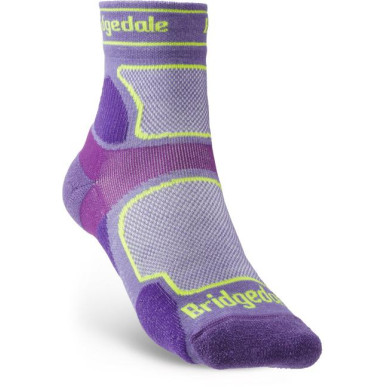 Bridgedale Trail Run UL T2 CS 3/4 Crew Women's Purple