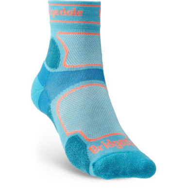 Bridgedale Trail Run UL T2 CS 3/4 Crew Women's Blue