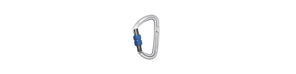 Carabiners with safety lock