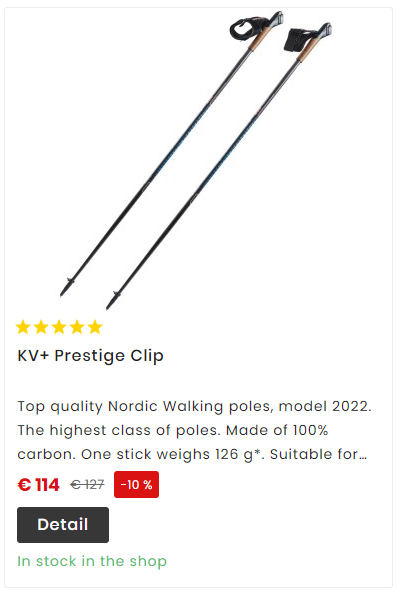 KV+ Prestige poles